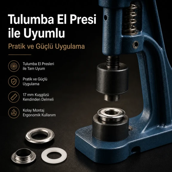 Eyelet Die Self-Drilling, 17 mm - 11/16" Eyelet Setting Die KLP0031D