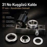 31 Numara Kuşgözü Kalıbı Kendinden Delmeli 17 mm Kuşgözü Çakma Kalıbı KLP0031D