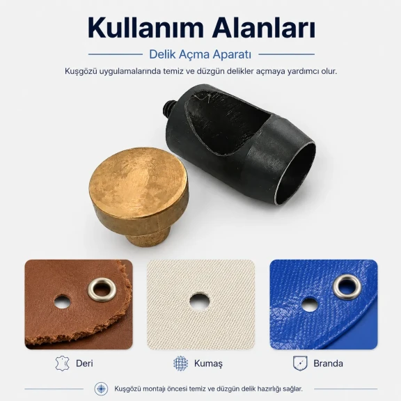 Eyelet Drilling Die 11/16" - 17 mm Inner Diameter Eyelet Drilling Tool KLP0031DEL