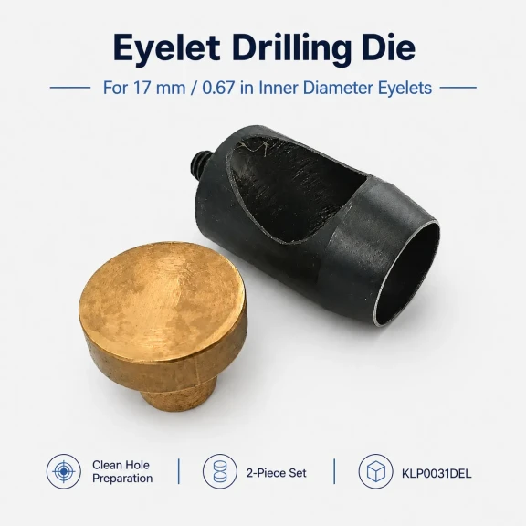 Eyelet Drilling Die 11/16" - 17 mm Inner Diameter Eyelet Drilling Tool KLP0031DEL