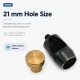 21 mm / 0.83 in Grommet Punching Die for Flat Brass Eyelets, suitable for clean hole preparation in various materials