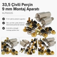 33,5 Çivili Perçin 9 mm Montaj Aparatı KLP00335