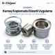 40 Boy 25 mm kumaş kaplama düğme kalıbı