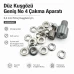 Düz Kuşgözü Geniş No 4 Çakma Aparatı – 6,2 mm Pirinç Kuşgözü İçin KLP004DUZ