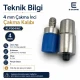 İnci Montaj Aparatı 4 mm Çakma İnci Çakma Kalıbı KLP004INC, tekstil ürünlerinde inci montajı için özel tasarlanmış aparat
