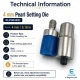 İnci Montaj Aparatı 4 mm Çakma İnci Çakma Kalıbı KLP004INC, tekstil ürünlerinde inci montajı için özel tasarlanmış aparat