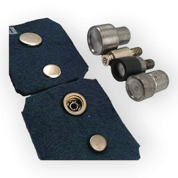 Çakma Kalıbı İtalyan Stil Çıtçıt Düğme Uygulama Kalıbı Deluxe 501C Serisi KLP00501CDLX