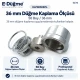 50L 36 mm 1.42 in fabric button covering die