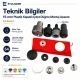 15 mm Plastik Kapaklı Çıtçıt Düğme Montaj Aparatı - 54 Sistem KLP0054-15, kumaş, deri ve tekstil aksesuarları için uygun