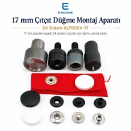 17 mm Çıtçıt Düğme Montaj Aparatı - 54 Sistem KLP0054-17