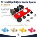 Snap Button Setting Die for 17 mm / 0.67 in Plastic Cap 54 System Snap Buttons KLP0054-17