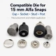 15 mm Alfa Snap Button Application Tool - Fastening Mold KLP0055K15