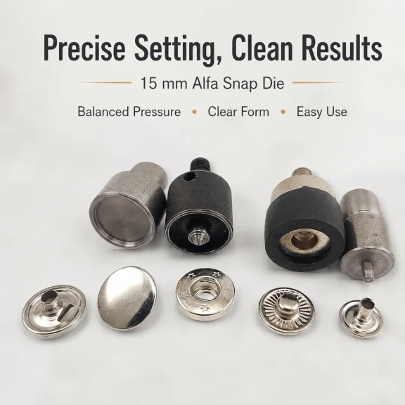 15 mm Alfa Snap Button Application Tool - Fastening Mold KLP0055K15