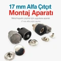 17 mm Alfa Çıtçıt Düğme Uygulama Aparatı - Çakma Kalıbı Metal Kapaklı Çıtçıtlar İçin KLP0055K17