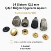 12,5 mm Çıtçıt Montaj Aparatı 54 Sistem Çakma Kalıbı KLP0056