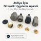 12,5 mm Çıtçıt Montaj Aparatı 54 Sistem Çakma Kalıbı KLP0056, hobi ve seri üretim için ideal, 12,5 mm ölçüsünde kaliteli