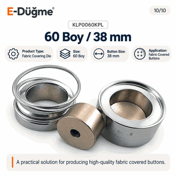 60L 38 mm 1.50 in fabric button covering die