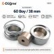 60L 38 mm 1.50 in fabric button covering die