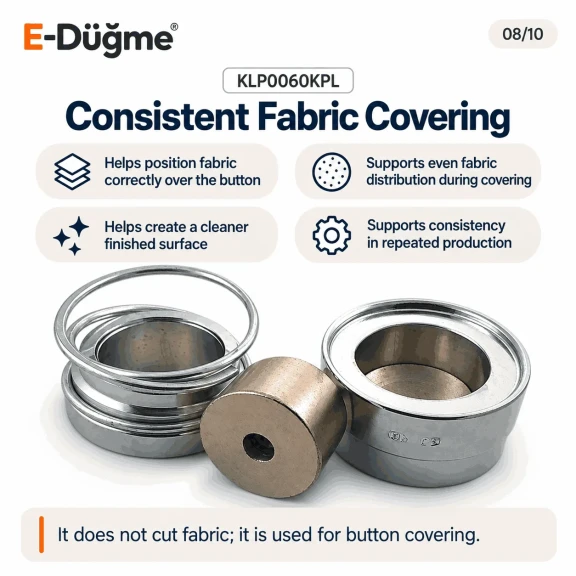 60L 38 mm 1.50 in fabric button covering die
