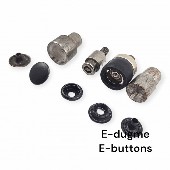 61 Sistem Çıtçıt Düğme Uygulama Aparatı - Çakma Kalıbı KLP0061