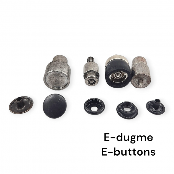 61 Sistem Çıtçıt Düğme Uygulama Aparatı - Çakma Kalıbı KLP0061