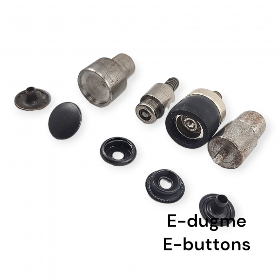 61 Sistem Çıtçıt Düğme Uygulama Aparatı - Çakma Kalıbı KLP0061