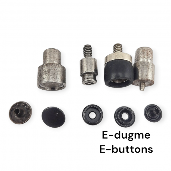 61 Sistem Çıtçıt Düğme Uygulama Aparatı - Çakma Kalıbı KLP0061