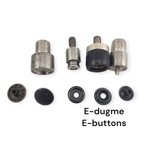 61 Sistem Çıtçıt Düğme Uygulama Aparatı - Çakma Kalıbı KLP0061