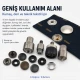 15 mm Çıtçıt Kapaklı 61 Sistem Çıtçıt Düğme Montaj Aparatı KLP0061K15, hobi ve seri üretim için ideal montaj aparatı