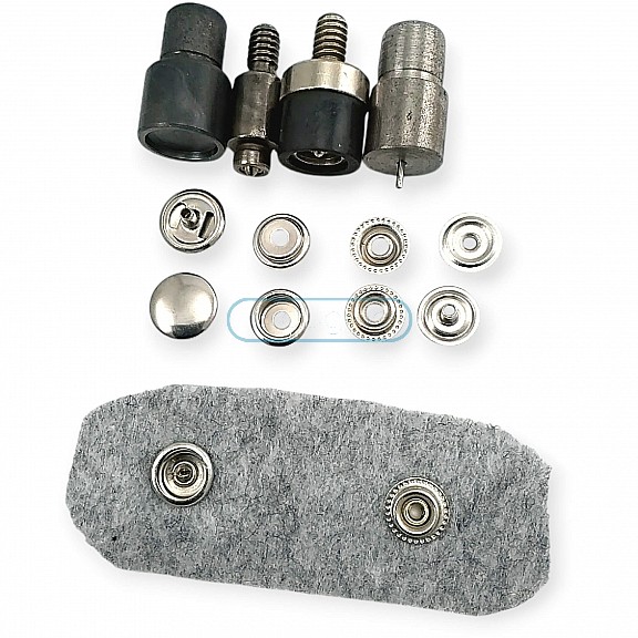 61 Mini Çıtçıt Düğme Montaj Aparatı - Çakma Kalıbı KLP0061MINI