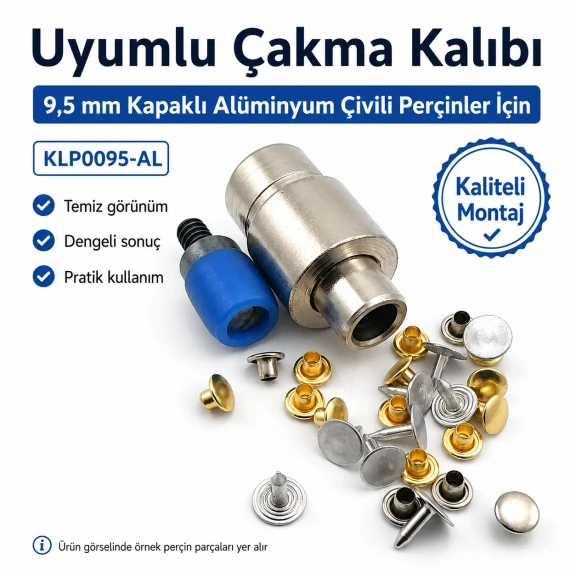 9.5 mm Aluminum Nail Rivet Setting Die – Installation Tool for Heavy-Duty Production