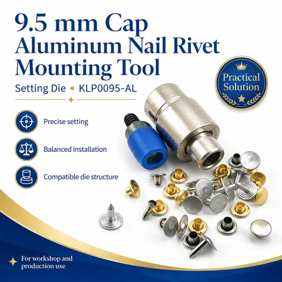 9.5 mm Aluminum Nail Rivet Setting Die – Installation Tool for Heavy-Duty Production