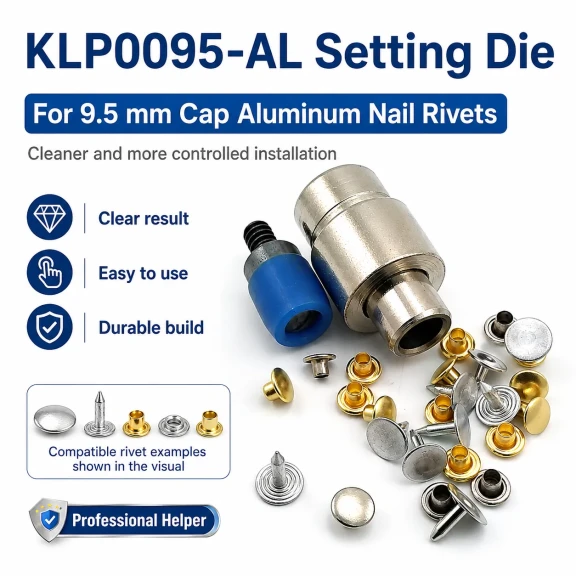 9.5 mm Aluminum Nail Rivet Setting Die – Installation Tool for Heavy-Duty Production