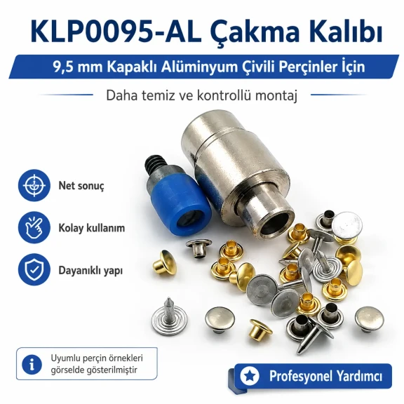 9.5 mm Aluminum Nail Rivet Setting Die – Installation Tool for Heavy-Duty Production
