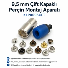 9,5 mm Çift Kapaklı Perçin Montaj Aparatı KLP0095CFT