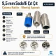 9.5 mm Sedefli Çıt Çıt Montaj Aparatı - Çakma Kalıbı KLP0095SDF, kırılmadan montaj için özel tasarım, sedefli çıtçıtlar için