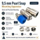 9.5 mm Sedefli Çıt Çıt Montaj Aparatı - Çakma Kalıbı KLP0095SDF, kırılmadan montaj için özel tasarım, sedefli çıtçıtlar için