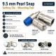 9.5 mm Sedefli Çıt Çıt Montaj Aparatı - Çakma Kalıbı KLP0095SDF, kırılmadan montaj için özel tasarım, sedefli çıtçıtlar için