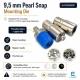 9.5 mm Sedefli Çıt Çıt Montaj Aparatı - Çakma Kalıbı KLP0095SDF, kırılmadan montaj için özel tasarım, sedefli çıtçıtlar için