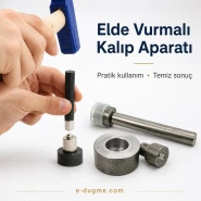 Tool - Set For Mold of  Snap Fasteners -Rivets - Eyelets Long Handle KLP00EL02