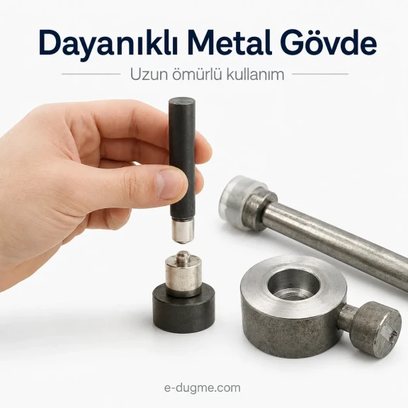 Elde Vurmalı Kalıp Çıtçıt Kuşgözü Perçin Çakma Kalıbı KLP00EL01, tekstil aksesuarları için manuel montaj aparatı