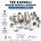 Tek Kapaklı Perçin Montaj Aparatı – 12 mm Kapak Çaplı KLP00R54-11, 9,5 mm çakma kalıbı ile kapaklı perçinlerin montajı için