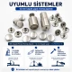 Tek Kapaklı Perçin Montaj Aparatı – 12 mm Kapak Çaplı KLP00R54-11, 9,5 mm çakma kalıbı ile kapaklı perçinlerin montajı için