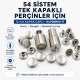Tek Kapaklı Perçin Montaj Aparatı – 12 mm Kapak Çaplı KLP00R54-11, 9,5 mm çakma kalıbı ile kapaklı perçinlerin montajı için