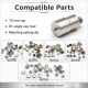 61 Rivet 15 mm Kapak Tek Kapaklı Perçin Montaj Aparatı - Çakma Kalıbı KLP00R61, çanta, kemer ve deri ürünleri için özel