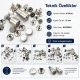 61 Rivet 15 mm Kapak Tek Kapaklı Perçin Montaj Aparatı - Çakma Kalıbı KLP00R61, çanta, kemer ve deri ürünleri için özel