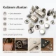 61 Rivet 15 mm Kapak Tek Kapaklı Perçin Montaj Aparatı - Çakma Kalıbı KLP00R61, çanta, kemer ve deri ürünleri için özel