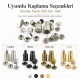 61 Çift Kapaklı Rivet 15 mm Kapak / 12 mm Alt Kapak Perçin Montaj Aparatı – Çakma Kalıbı