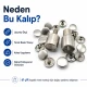 61 Çift Kapaklı Rivet 15 mm Kapak / 12 mm Alt Kapak Perçin Montaj Aparatı – Çakma Kalıbı