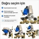 Kapaklı Perçin Montaj Aparatı 9,5 mm KLP00R95, metal yapısı ile deri ve kumaş montajında profesyonel kullanım için ideal
